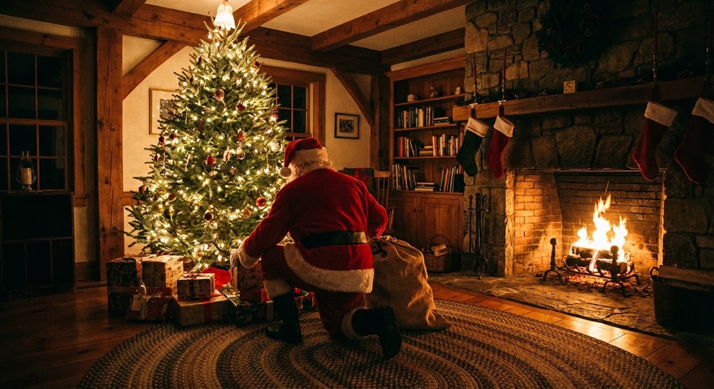 Caught Santa on Camera